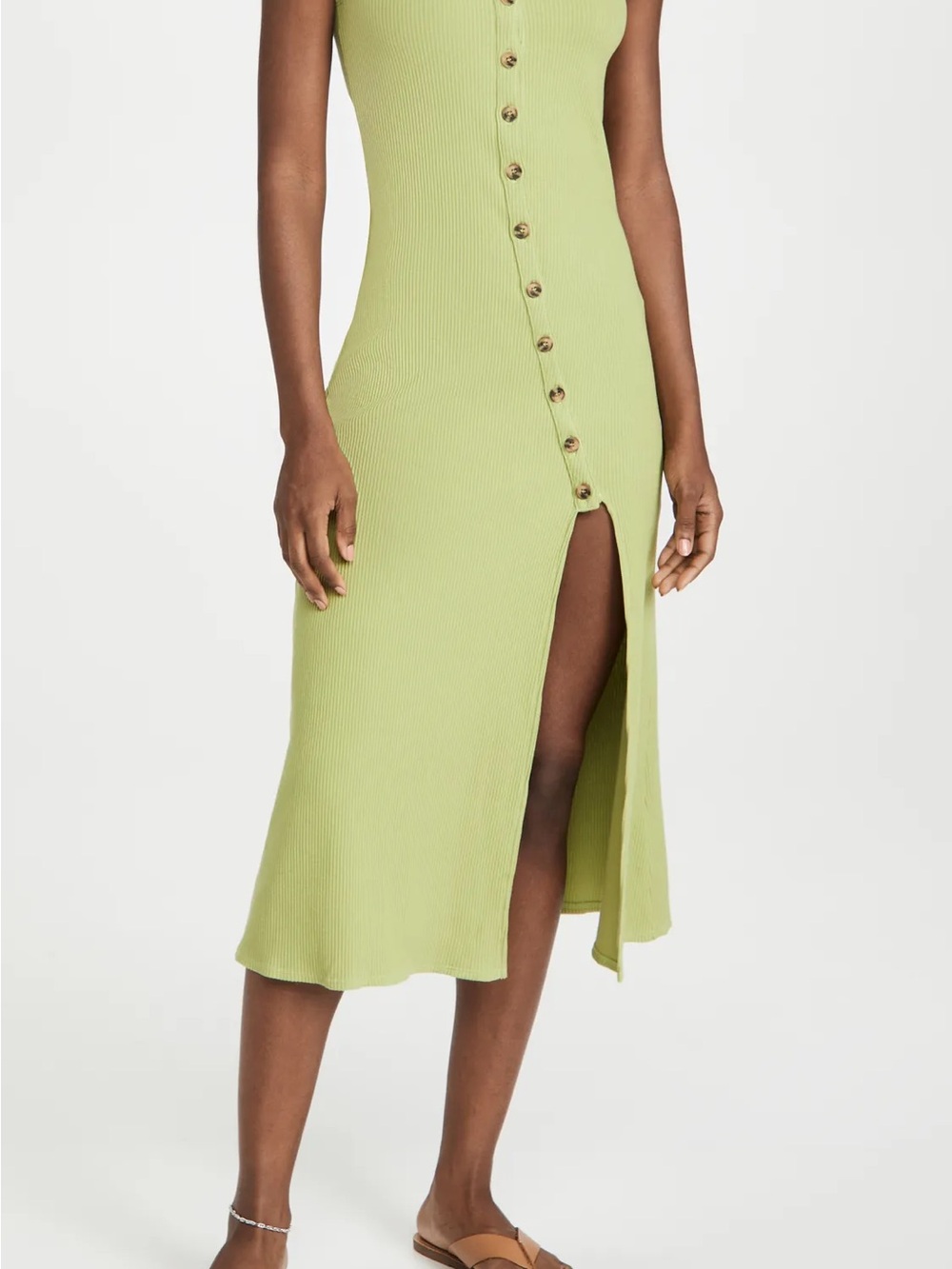 Line & Dot Rue Knit Button Front dress - Picture 3 of 5